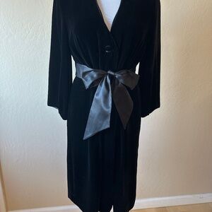 Alfani velvety jacket with silk tie size 4